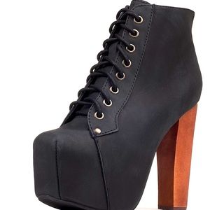 Jeffrey Campbell Black Lita Boots 🖤